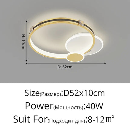 Plafonnier LED design polyvalent pour espaces intérieurs — LZ4X9Q2