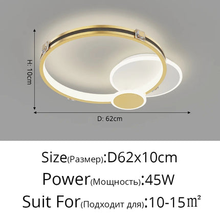 Plafonnier LED design polyvalent pour espaces intérieurs — LZ4X9Q2