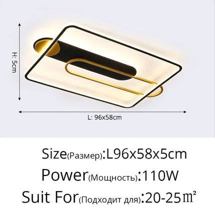 Plafonnier LED créatif au design nordique pour intérieur — LZ4X9T2