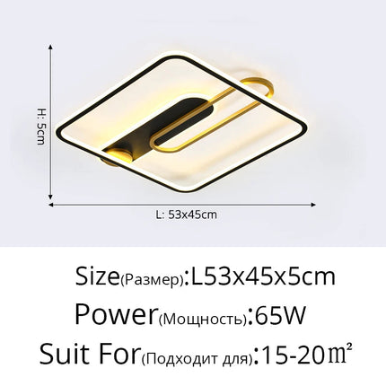 Plafonnier LED créatif au design nordique pour intérieur — LZ4X9T2