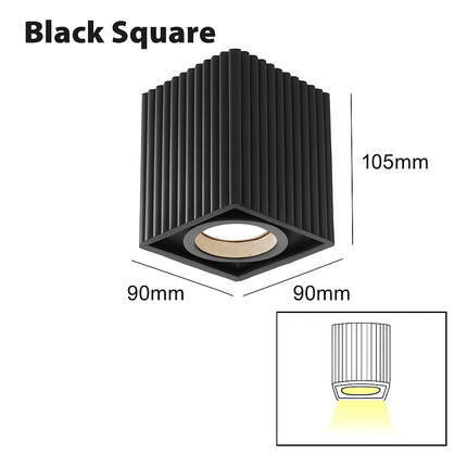 Plafonnier LED au design nordique moderne — LZ4X9QJ
