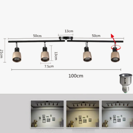 Plafonnier LED design pour salon, bar et bureau — LZ4X9T2