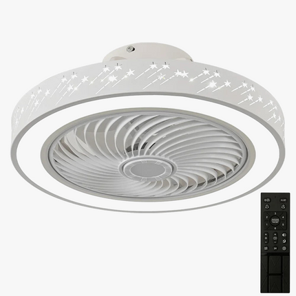 Plafonnier LED dimmable 6 niveaux avec télécommande moderne — LZ4X9P
