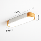 35x14x5CM Blanc / Lumière blanche