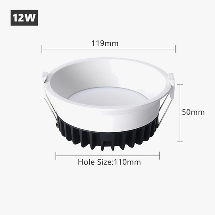 Plafonnier LED encastré dimmable pour intérieur au design moderne — LZ4G7N2