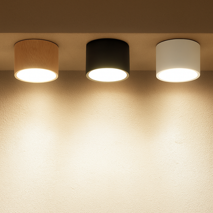 Plafonnier LED suspendu en bois style nordique pour intérieur moderne — LZ4X9P2