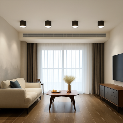 Plafonnier LED suspendu en bois style nordique pour intérieur moderne — LZ4X9P2