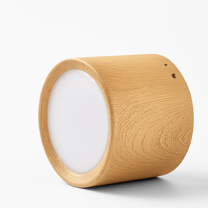 Plafonnier LED suspendu en bois style nordique pour intérieur moderne — LZ4X9P2