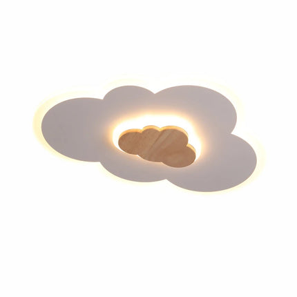 Plafonnier LED en bois à motif dessin animé pour enfants — LZ4X9T