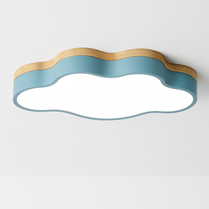 Plafonnier LED en bois nuage Botimi