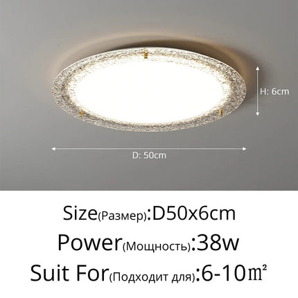 Plafonnier LED en cristal moderne et luxueux pour intérieur — LZ4X9P2Q
