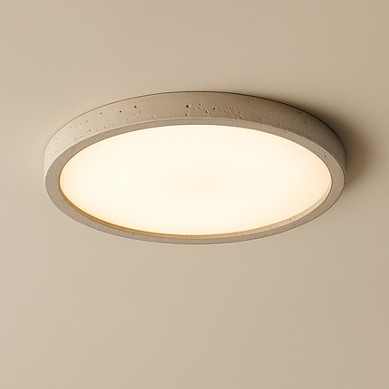 Plafonnier LED en travertin jaune naturel — LZ4X9T1