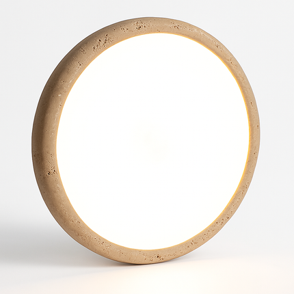 Plafonnier LED en travertin jaune naturel — LZ4X9T1