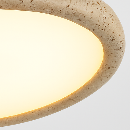 Plafonnier LED en travertin jaune naturel — LZ4X9T1