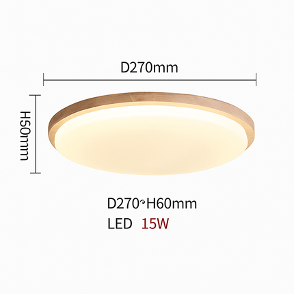 Plafonnier LED en travertin jaune naturel — LZ4X9T1