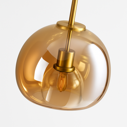Plafonnier LED en verre au style contemporain — LZ4N7Q2