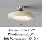Blanc D50x20cm 50W / Intensité variable avec télécommande