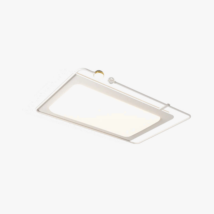 Plafonnier LED encastré avec télécommande et effet étoilé nordique — LZ4P9X