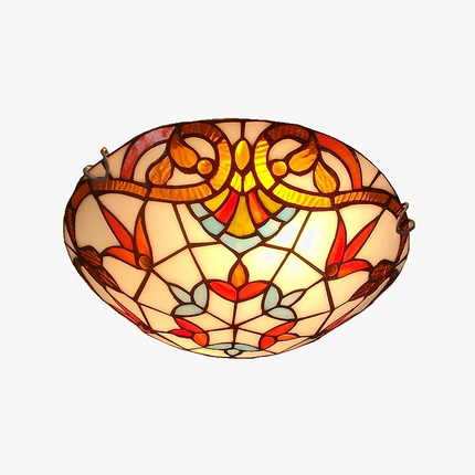 Plafonnier LED en verre au design européen chaleureux — LZ7XQ2