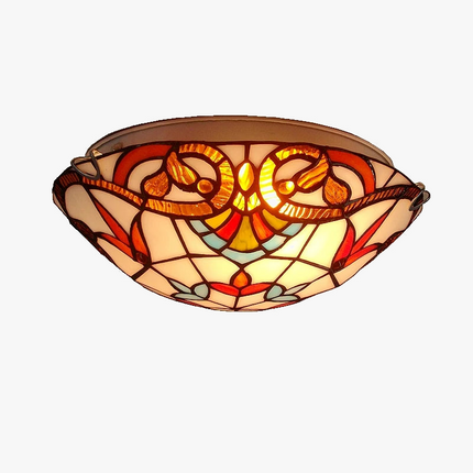 Plafonnier LED en verre au design européen chaleureux — LZ7XQ2