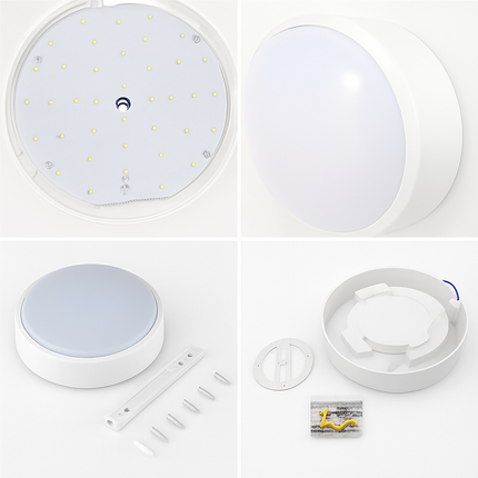 Plafonnier LED étanche pour extérieur, jardin et porche — LZ4X9M