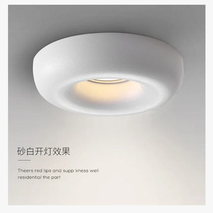 plafonnier led intégré design pour éclairage moderne discret