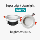 220 V CA / 5W trou de 80mm-100mm / Lumière blanche chaude 3000K | CN