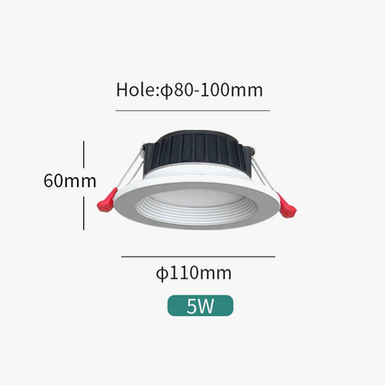 Plafonnier LED intégré pour un éclairage moderne et élégant — LZ4P7XQ9