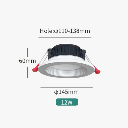 Plafonnier LED intégré haute luminosité pour magasin commercial — LZ4X9T2