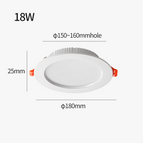 3W Hole50-55mm / 6000k / 90V-265V | CHINA