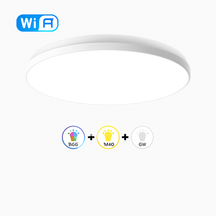 Plafonnier LED intelligent Zigbee avec commande vocale et application — LZ4P9X2