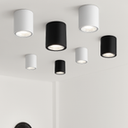 Cold light 6000K / Black / 12W Dimmable