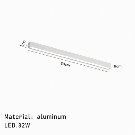 Plafonnier LED ajustable en aluminium au design minimaliste — LZ4X9P2