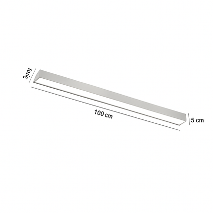 Plafonnier LED ajustable en aluminium au design minimaliste — LZ4X9P2