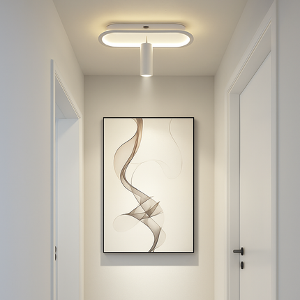 Plafonnier LED minimaliste style art déco pour intérieur hôtel et maison — LZ4X9T