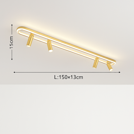 Plafonnier LED minimaliste style art déco pour intérieur hôtel et maison — LZ4X9T