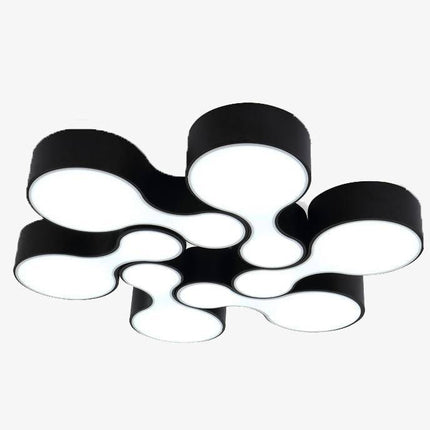 Plafonnier LED design aux formes arrondies imbriquées — LZ4X9T1