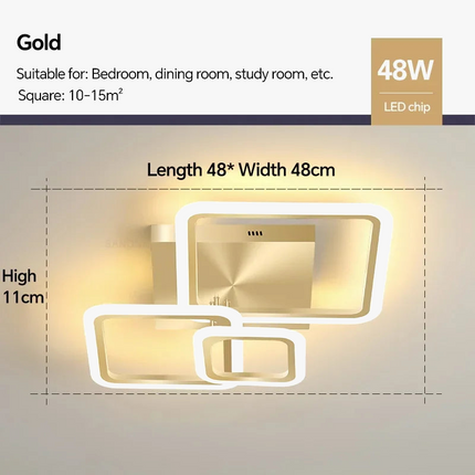 plafonnier led moderne avec gradation pour intérieur élégant