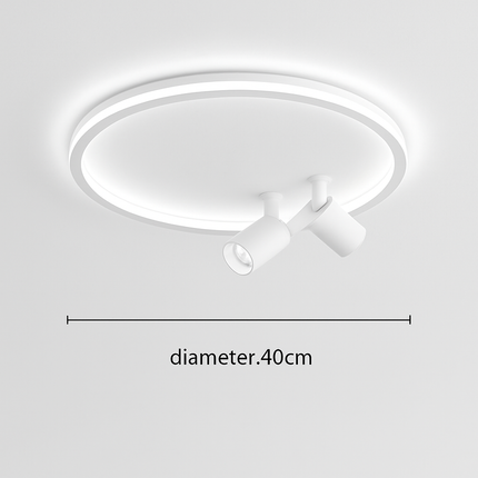 plafonnier led moderne avec projecteur pour décoration intérieure
