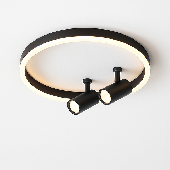 Plafonnier LED moderne avec spot orientable pour intérieur — LZ4N7Q2