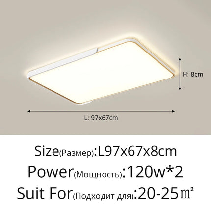 Plafonnier LED circulaire moderne avec télécommande polyvalente — LZ4X9Q2