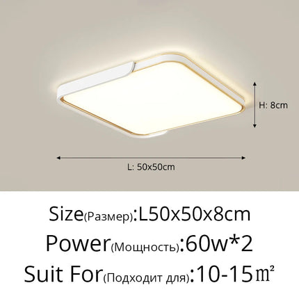 Plafonnier LED circulaire moderne avec télécommande polyvalente — LZ4X9Q2