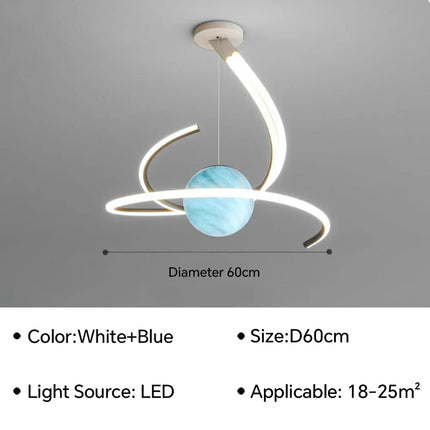 Plafonnier LED créatif pour décoration intérieure moderne — LZ4X9T2
