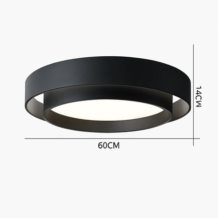Plafonnier LED moderne avec intensité variable pour intérieur lumineux — LZ4X9M