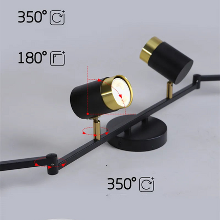 Plafonnier LED moderne pour intérieur lumineux et élégant — LZ4G7X2