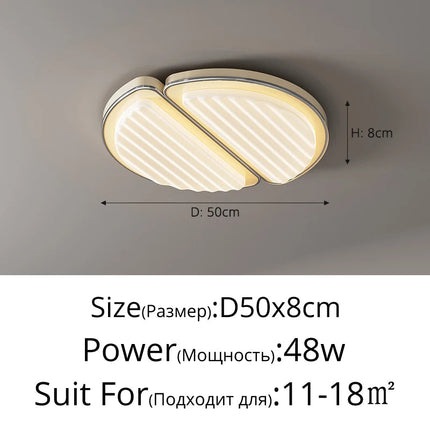 Plafonnier LED moderne à spectre complet et protection des yeux — LZ4X9T2