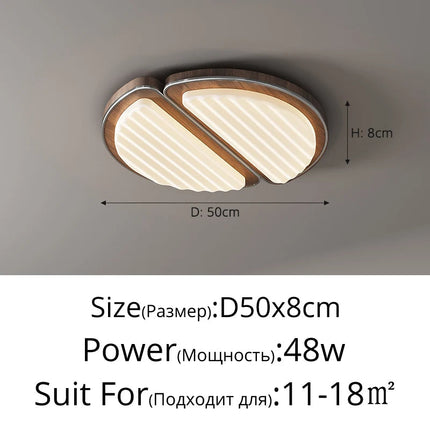 Plafonnier LED moderne à spectre complet et protection des yeux — LZ4X9T2