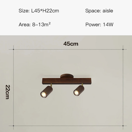 plafonnier led moderne en bois pour intérieur élégant
