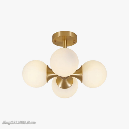 Plafonnier LED design nordique en verre créatif — LZ4X9T2