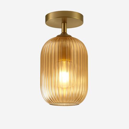Plafonnier LED en verre de luxe pour décoration moderne et simple — LZ4XJ9